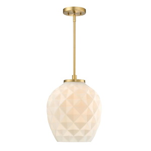 Dita - 1 Light Pendant-14.5 Inch Tall and 12 Inch Wide - 1376181