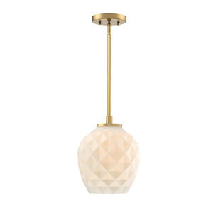 Dita - 1 Light Pendant -11.25 Inch Tall and 9 Inch Wide - 1376184