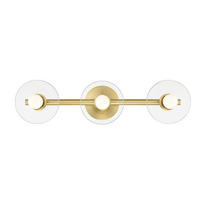 Litto - 3 Light Bath Vanity-6 Inch Tall and 24 Inch Wide - 1376196