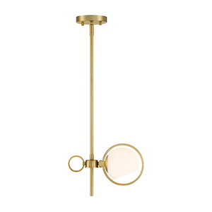 Teatro - 1 Light Pendant-8 Inch Tall and 11.25 Inch Wide - 1376203