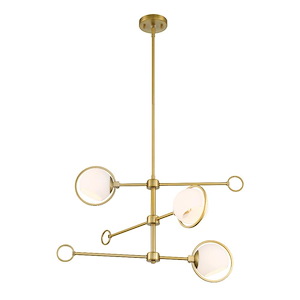 Teatro - 3 Light Chandelier -17.25 Inch Tall and 28 Inch Wide - 1376206