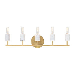 Star Dust - 5 Light Bath Vanity-5.25 Inch Tall and 24.25 Inch Wide - 1376224