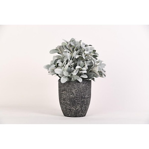 Lamb&#39;s Ear - Planter-22 Inches Tall and 10 Inches Wide