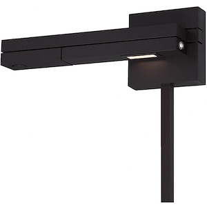 Flip - 8.5W 1 LED Left Swing Arm Wall Mount In Contemporary Style-4.5 Inches Tall and 22 Inches Wide