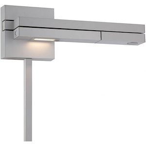 Flip - 8.5W 1 LED Right Swing Arm Wall Mount In Contemporary Style-4.5 Inches Tall and 22 Inches Wide