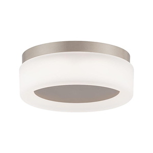 Bonham - 17W 1 LED Flush Mount-3.13 Inches Tall and 8 Inches Wide