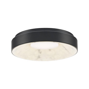 Crackle - 26W 1 LED Flush Mount-3.13 Inches Tall and 14 Inches Wide