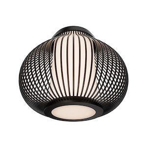 Poppin - 20W 1 LED Outdoor Flush Mount-13.25 Inch Tall and 16 Inch Wide - 1421224