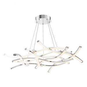 Divergence - 43.75 Inch 90W 9 Led Chandelier