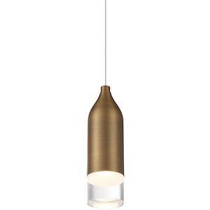 Action - 8 Inch 7.2W 1 LED Pendant with Title 24 Compliant - 965325