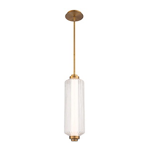 Portos - 15W 1 LED Mini Pendant-20 Inch Tall and 6 Inch Wide - 1421228