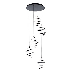 Whirl - 101W 5 LED 4-CCT Pendant-8.13 Inches Tall and 17 Inches Wide - 1332618