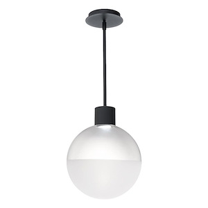 Gaze - 12W 1 LED Pendant-15.25 Inches Tall and 12 Inches Wide