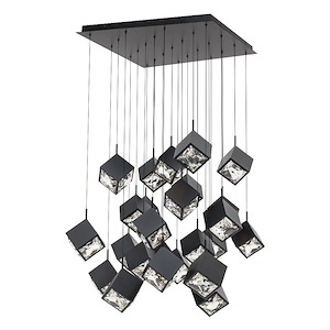 Ice Cube - 180W 25 LED 4-CCT Pendant-8 Inches Tall and 31.75 Inches Wide