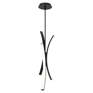 Tusk - 15W 3 LED Pendant-25 Inches Tall and 7.63 Inches Wide