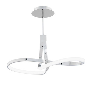 Mobius - 35W 1 LED Linear Pendant-15.13 Inches Tall and 10.5 Inches Wide