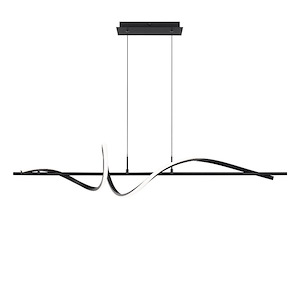 Corkscrew - 38W 1 LED Linear Pendant-9.13 Inches Tall and 8.5 Inches Wide