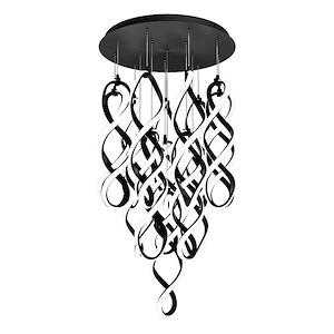 Interlace - 321W 15 LED 4-CCT Pendant-20.5 Inches Tall and 23 Inches Wide
