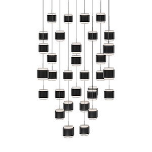 Banded - 372W 41 4CCT LED Pendant-5 Inch Tall and 36 Inch Wide