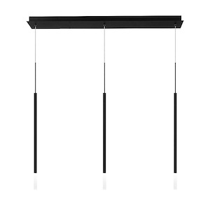 Viggo - 15W 3 LED 4-CCT Pendant-24 Inches Tall and 5.5 Inches Wide
