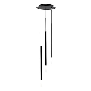 Viggo - 15W 3 LED 4-CCT Pendant-24 Inches Tall and 12 Inches Wide