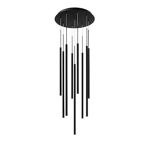 Viggo - 40W 9 LED 4-CCT Pendant-32 Inches Tall and 17 Inches Wide