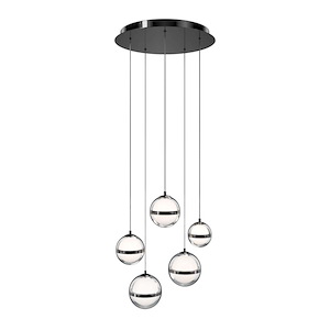 Cyllindra - 48W 5 4CCT LED Pendant-6.38 Inch Tall and 5.88 Inch Wide