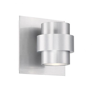 Barrel - 5.25 Inch 6.5W 1 LED Outdoor Wall Mount