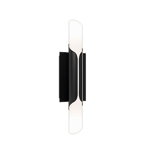 Wrappe - 15W 1 4CCT LED Wall Sconce-18 Inch Tall and 3.13 Inch Wide