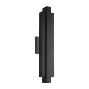 Arrow - 28W 1 LED Outdoor Wall Mount-22 Inches Tall and 4 Inches Wide