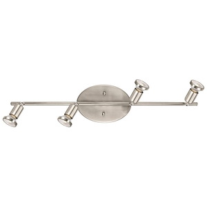 Buzz - 4 Light Track Light In Transitional Style-3.38 Inches Tall and 5.13 Inches Wide