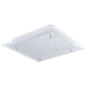 Priola - 16W 1 LED Flush Mount In Contemporary Style-3 Inches Tall and 15 Inches Wide - 1257842