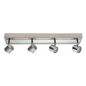 Pierino - 64W 4 Led Track Light In Transitional Style 5.43 Inches Tall And 4.33 Inches Wide
