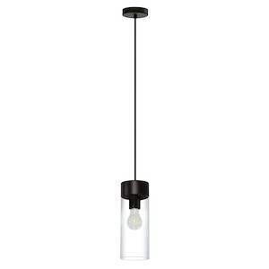 Montey - 1 Light Pendant In Contemporary Style-11.38 Inches Tall and 4.5 Inches Wide - 1221090