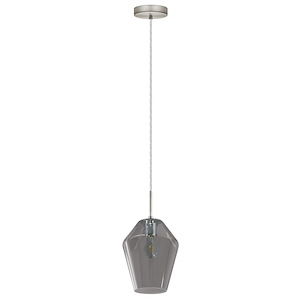 Murmillo - 25W 1 LED Pendant In Contemporary Style-10.25 Inches Tall and 8.25 Inches Wide