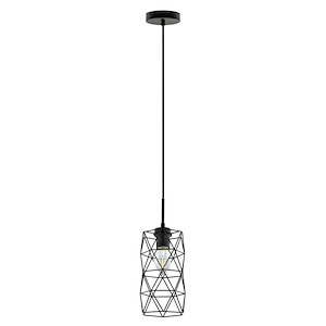 Estevau 2 - 25W 1 LED Pendant In Contemporary Style-10.75 Inches Tall and 5.75 Inches Wide