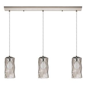 Estevau - 75W 3 LED Pendant In Contemporary Style-10.25 Inches Tall and 4.75 Inches Wide - 732643