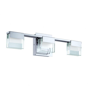 Vicino - 60.3W 3 Led Bath Vanity In Transitional Style 5.7 Inches Tall And 4 Inches Wide - 1100668