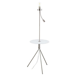 Policara - 60W 1 LED Floor Lamp In Transitional Style-57.25 Inches Tall and 24.13 Inches Wide