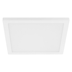 Trago 12-S - 1-Light Led Square Ceiling / Wall Light - White Finish - White Acrylic