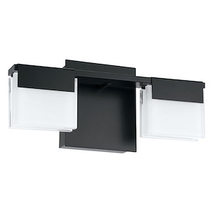 Vente - 32W 2 LED Bath Vanity In Contemporary Style-5.75 Inches Tall and 12.63 Inches Wide