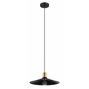 Bridport-P - 1 Light Pendant In Contemporary Style-5.5 Inches Tall and 13.75 Inches Wide