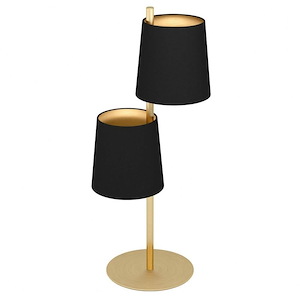 Almeida 2 - 2 Light Table Lamp In Transitional Style 23.82 Inches Tall And 8.66 Inches Wide