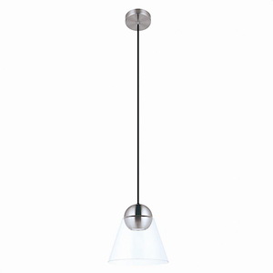Cerasella - 10W 1 LED Mini Pendant-6 Inches Tall and 8 Inches Wide - 1272228