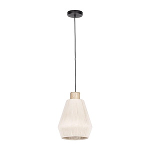 Lanier - 1 Light MIni Pendant-9.45 Inches Tall and 8 Inches Wide