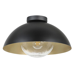 Dyal - 1 Light Flush Mount-8.36 Inches Tall and 14.65 Inches Wide