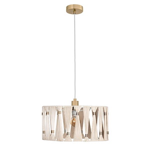 Macclenny - 1 Light Pendant-9.45 Inches Tall and 19 Inches Wide - 1329808