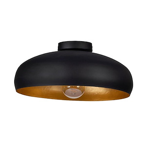 Mogano - 1 Light Flush Mount-5.78 Inches Tall and 15.75 Inches Wide