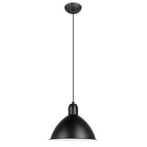 Priddy - 1 Light Pendant-9.45 Inches Tall and 12 Inches Wide