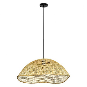 Sambucona - 1 Light Pendant-12.43 Inches Tall and 28.35 Inches Wide
